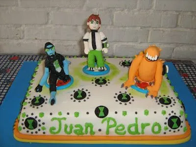 TORTAS DECORADAS: BEN 10 Y SUS ALIENIGENAS