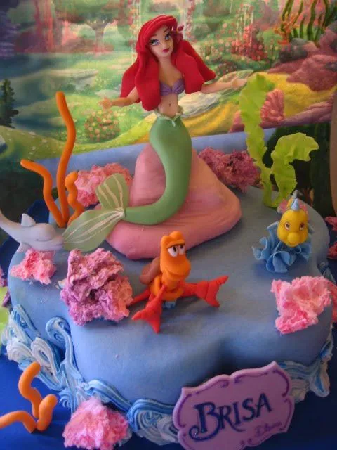 tortas ilusionesydelicias: la sirenita Ariel