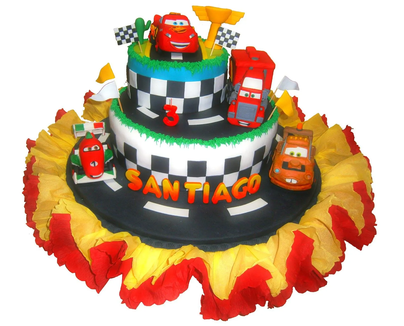 TORTAS INFANTILES MARÍA ELENA: Torta de Cars 2