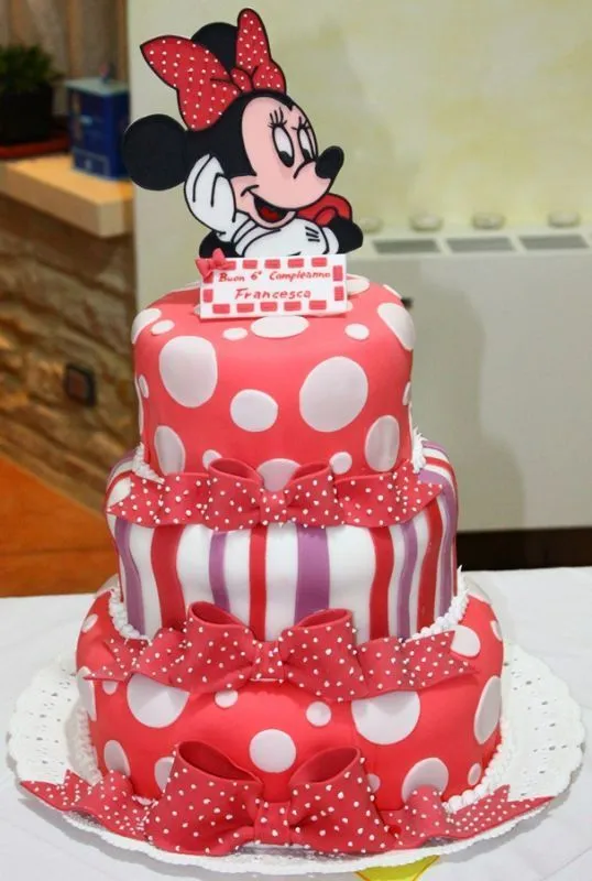 Tortas con la cara de Minnie - Imagui