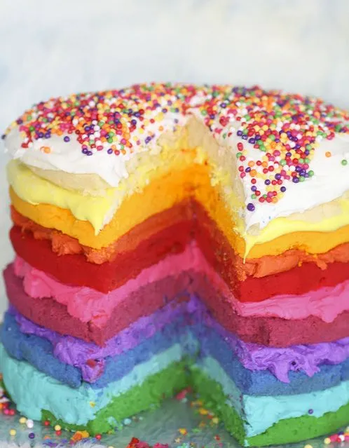 Tortas multicolores - Taringa!