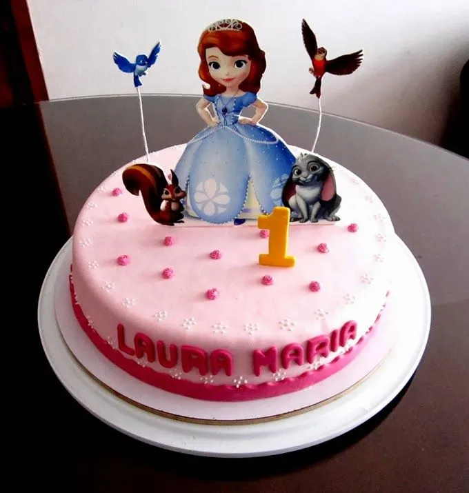 Tortas y Ponques Lucia: Torta de Princesa Sofía la Primera!