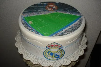 El Rincon del Gourmet Venezolano: Tarta Fútbol (Real Madrid/Barcelona ...