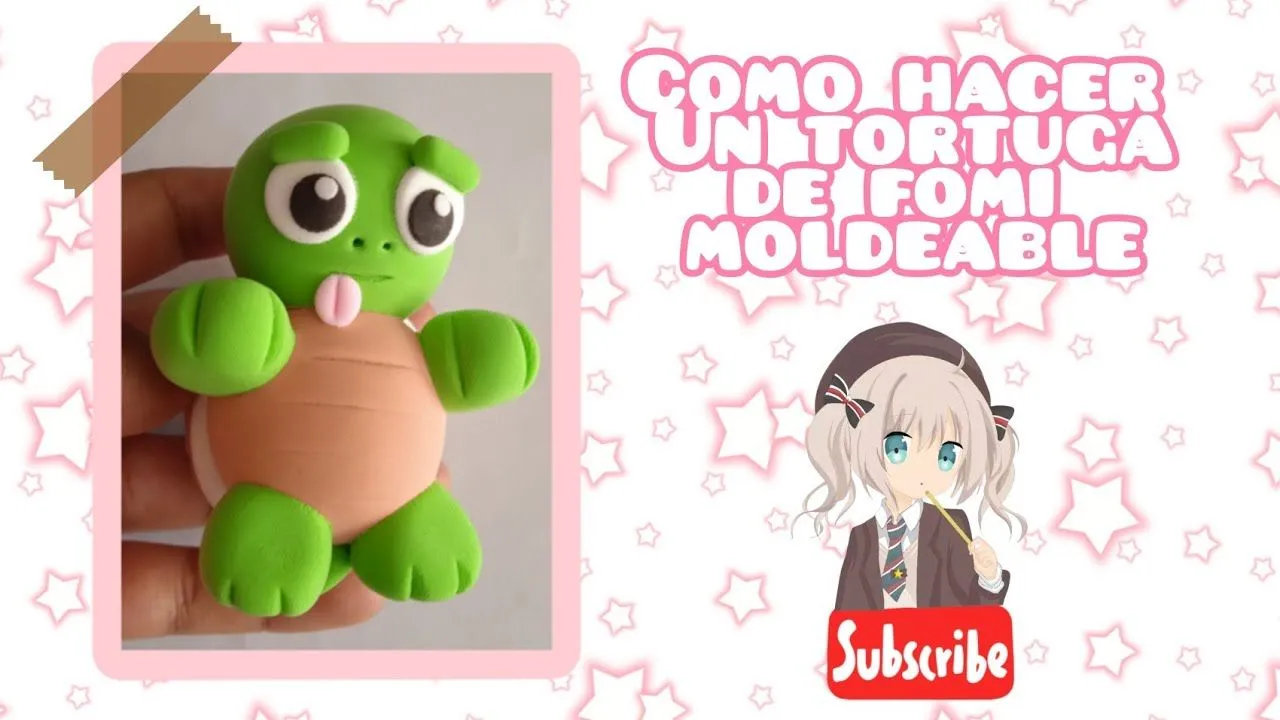 como hacer un tortuga de fomi moldeable - YouTube