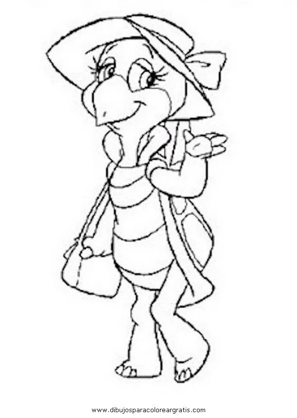 La Tortuga Manuelita Colouring Pages