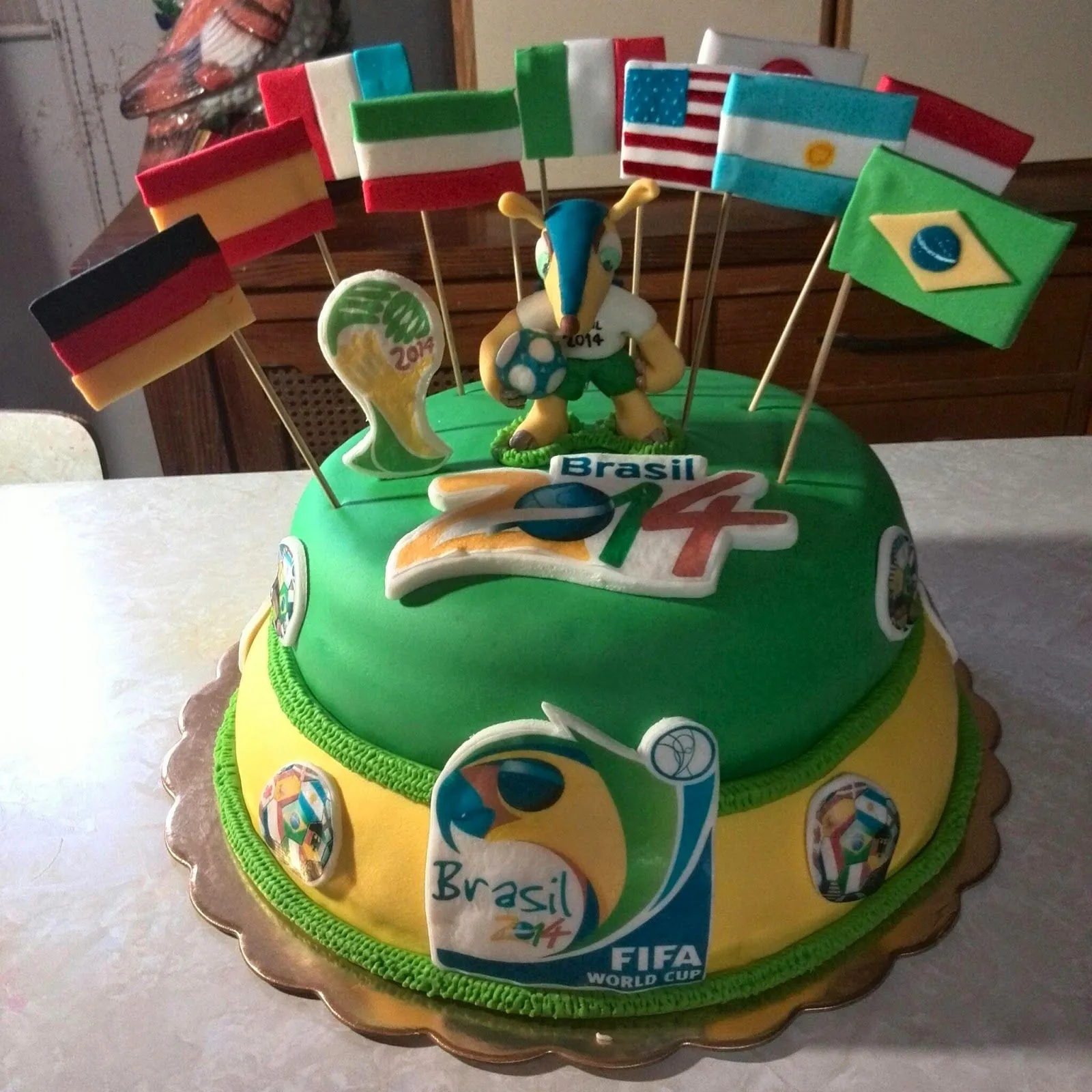 Torturas Dulces: Torta mundial 2014