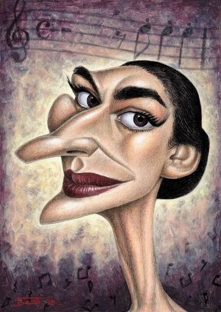 TOSCANO CARICATURAS E ILUSTRACIONES: © MARÍA CALLAS BY WALTER ...