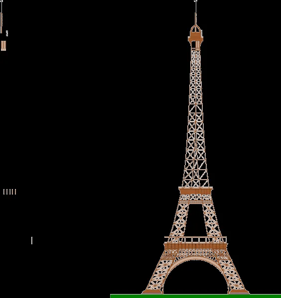 La Tour Eiffel (eiffel Tower) clip art - vector clip art online ...