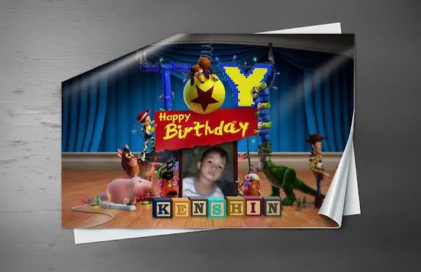 Toy Story 3 Birthday PSD Template « ColdFireDsgn