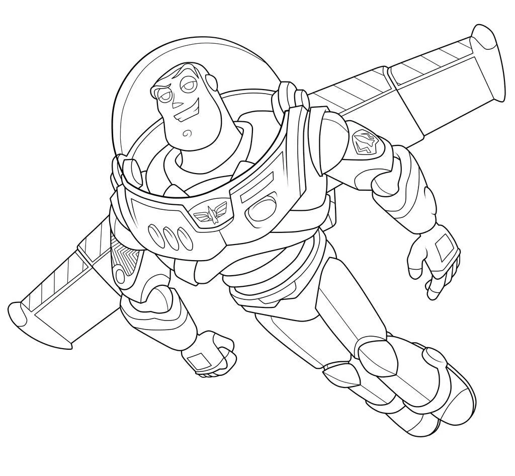 Toy Story 3 - Buzz. :Lineart: by *2D75 on deviantART