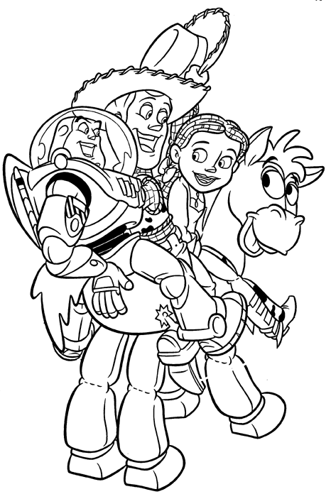 Toy story Coloring Pages