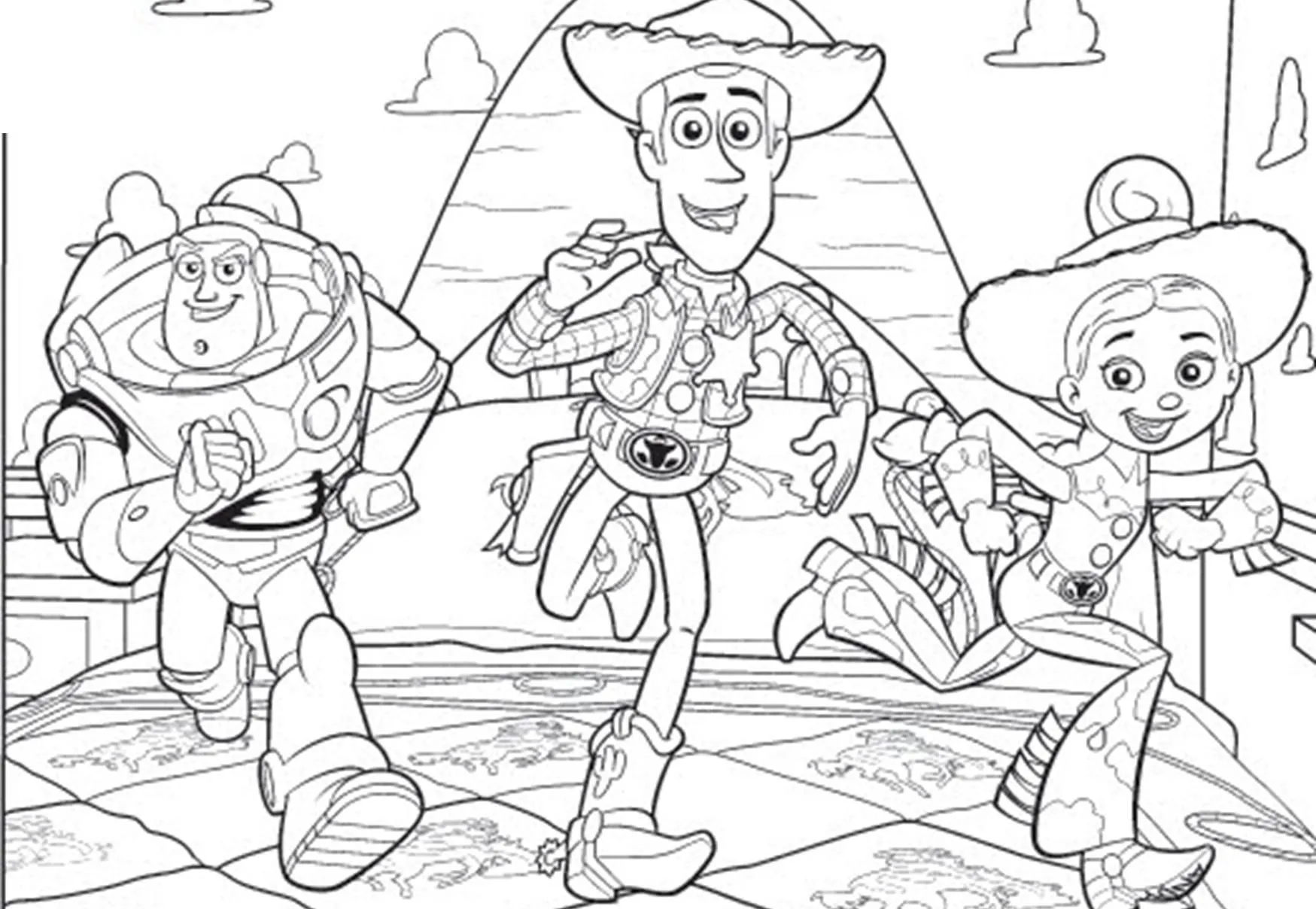 Free Printable Toy Story Coloring Pages For Kids