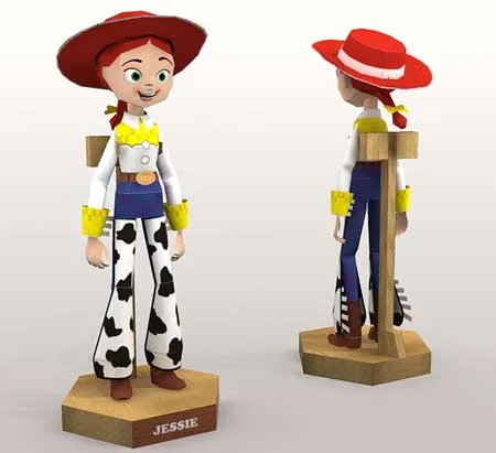 Toy Story - Jessie Papercraft (the Yodeling Cowgirl) ~ Paperkraft ...