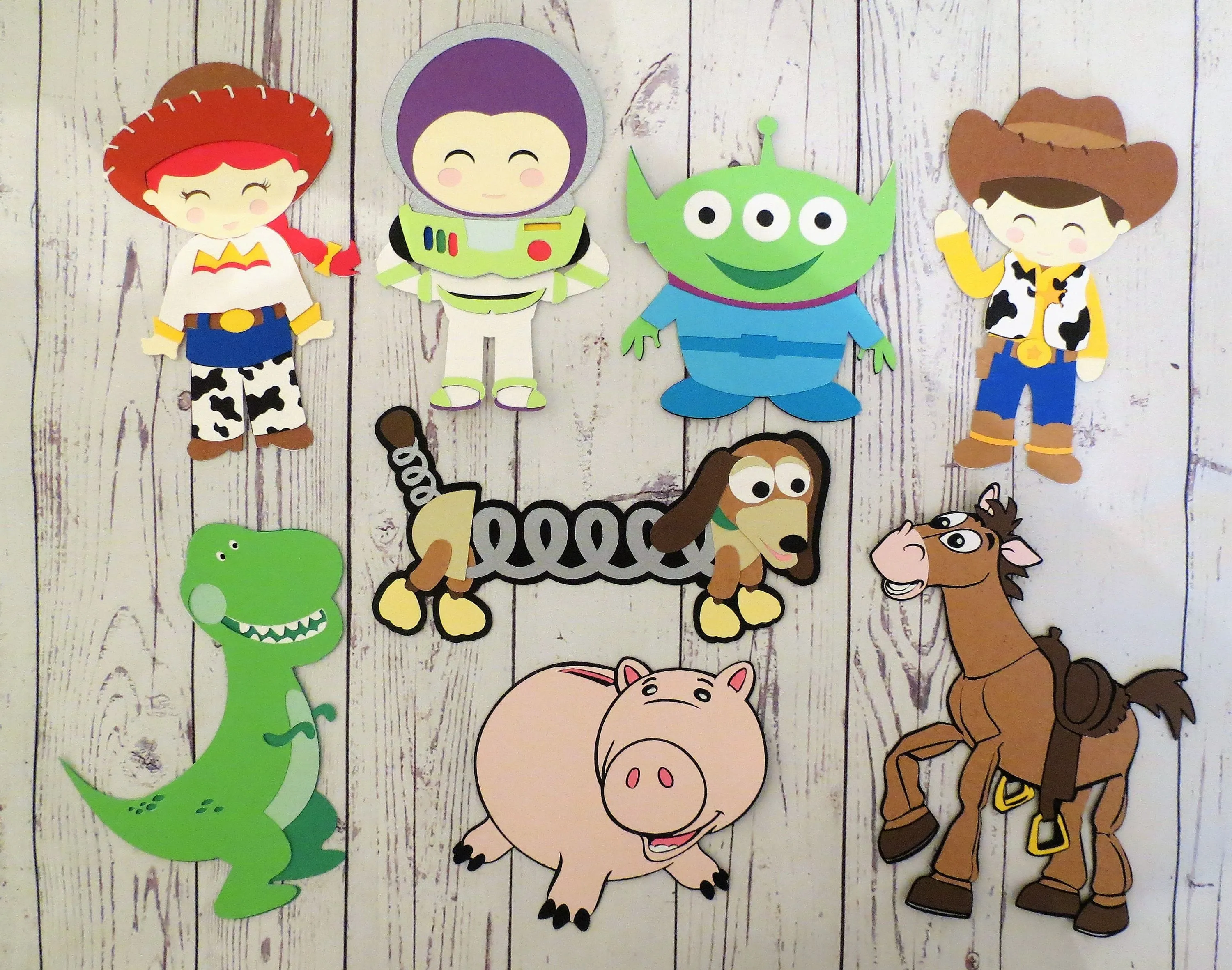 Toy Story Jessie Woody Buzz Slinky Alien Bullseye Rex ONE - Etsy México