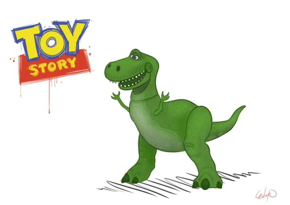 Toy Story - Rex por EduardSQ | Dibujando