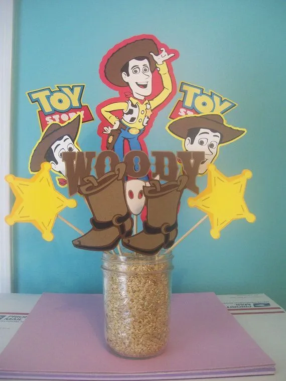 Toy Story - Woody - Centerpiece - Decoration | Centros de mesa ...