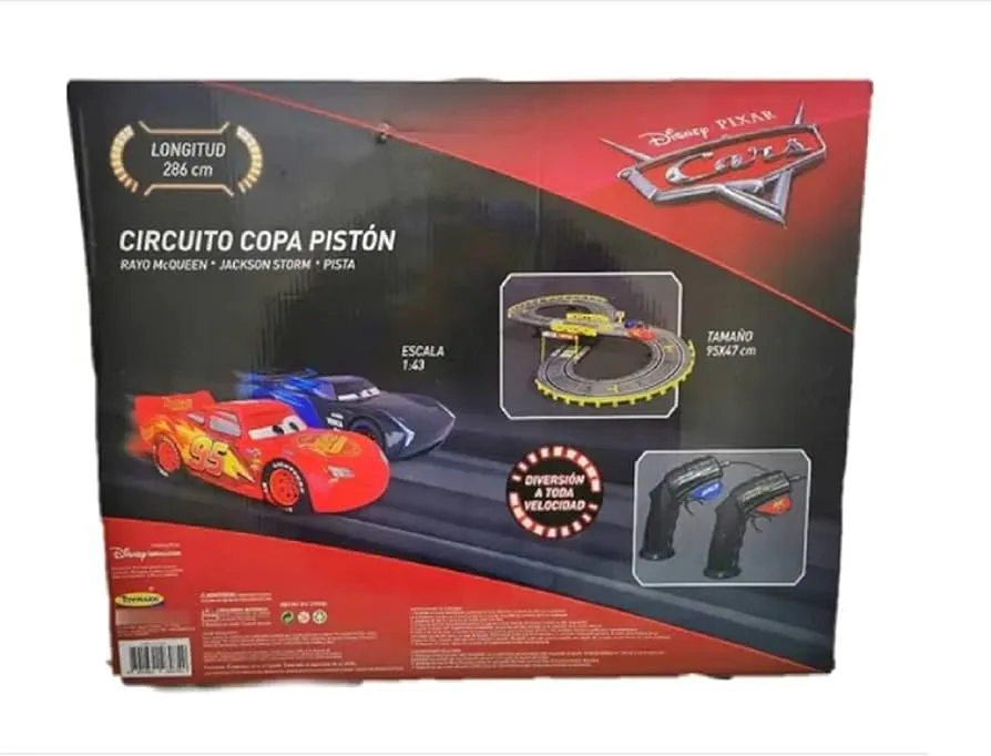 ToyMark Pista Cars Circuito Copa Pistón : Amazon.com.mx: Juguetes y Juegos