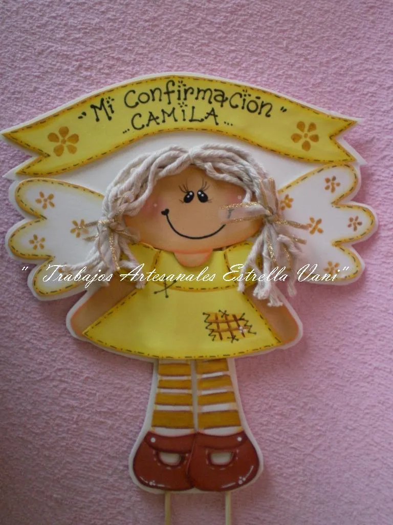 TRABAJOS ARTESANALES "ESTRELLA VANI": Para decorar tortas...