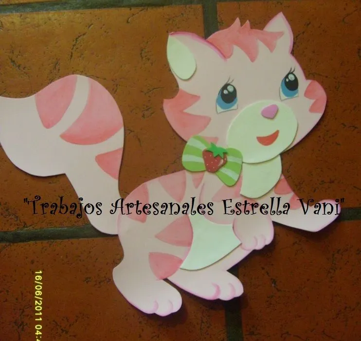 TRABAJOS ARTESANALES "ESTRELLA VANI": Frutillitas para decorar un ...
