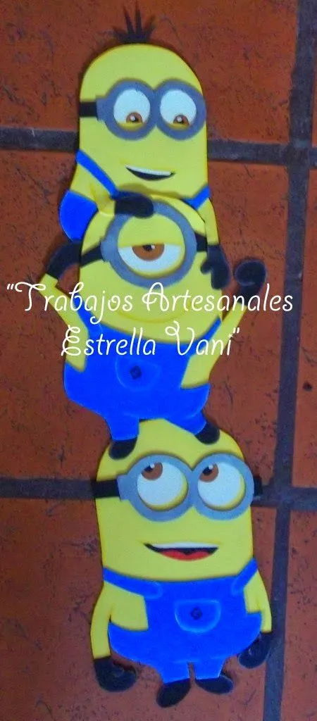 TRABAJOS ARTESANALES "ESTRELLA VANI": Más Minions para celebrar el ...
