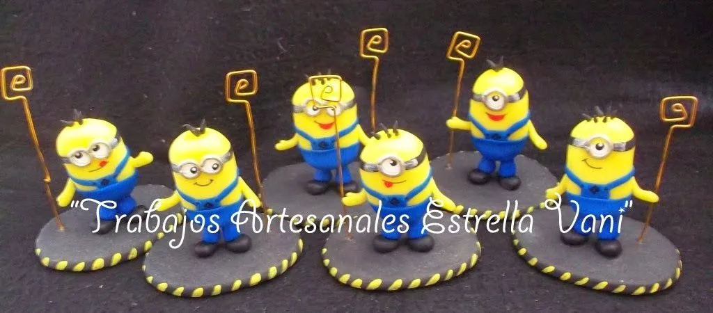 TRABAJOS ARTESANALES "ESTRELLA VANI": Más Minions para celebrar el ...