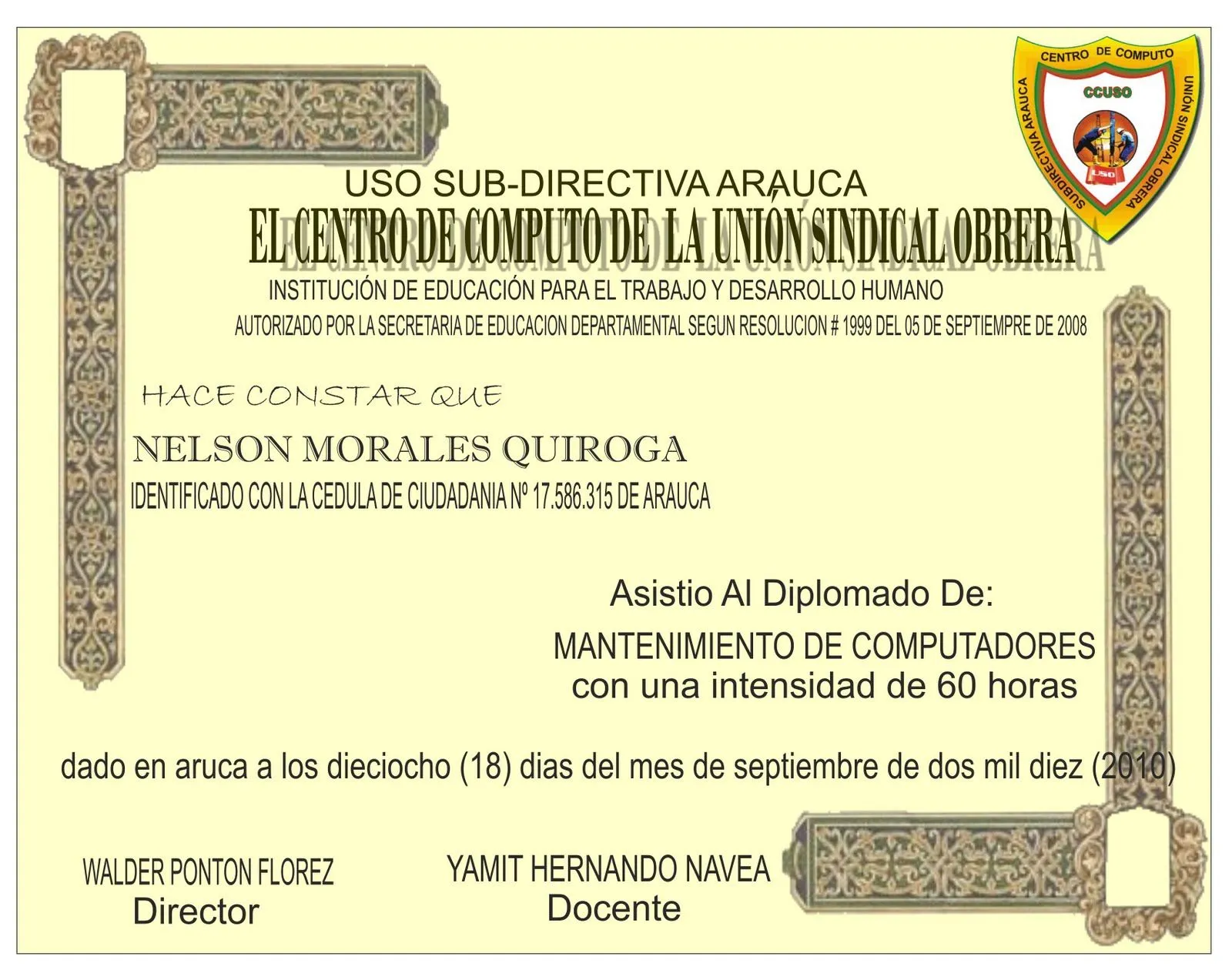 TRABAJOS CLASE: DIPLOMA