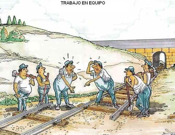 Trabajos en equipo en caricaturas - Imagui