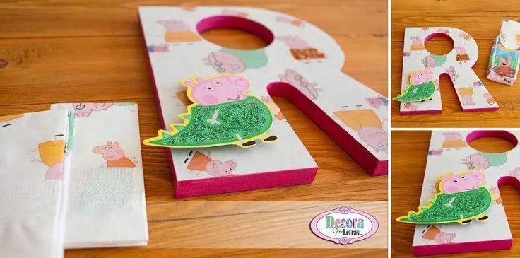 nuestros trabajos on Pinterest | Decoupage, Peppa Pig and Stickers