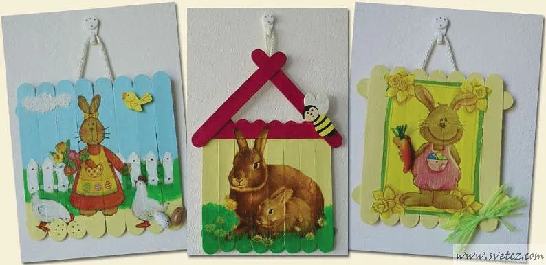 Trabajos con palitos bajalengua - Imagui