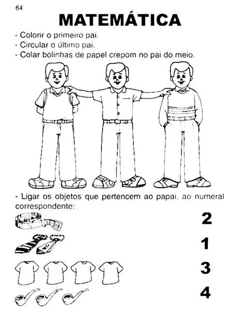 Como trabalhar dia dos pais na educação infantil - Imagui