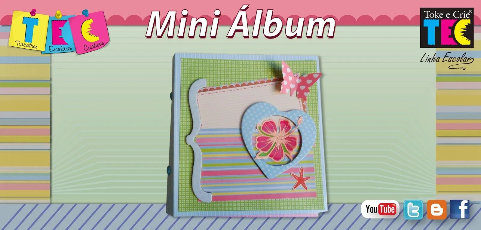 Trabalhos Escolares Criativos: Mini Álbum Decorado