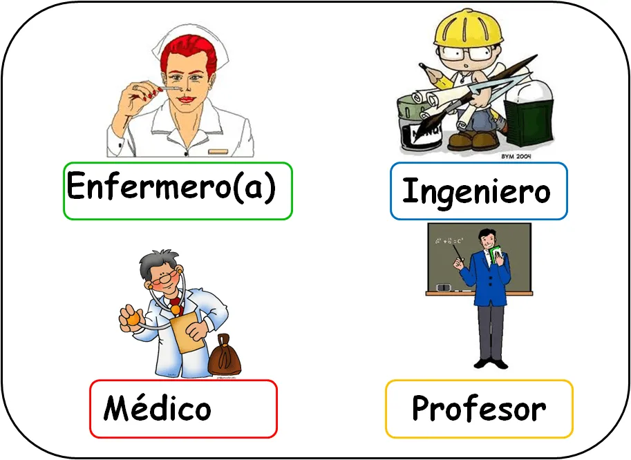 Trabandolenguas: Las Profesiones ¿En qué trabaja?