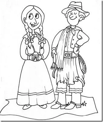 Día de la tradición en Argentina - pintar y jugar