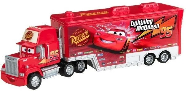 Disney Pixar Cars Truck & Trailer Mack Hauler Vehicle Toy Reviews ...