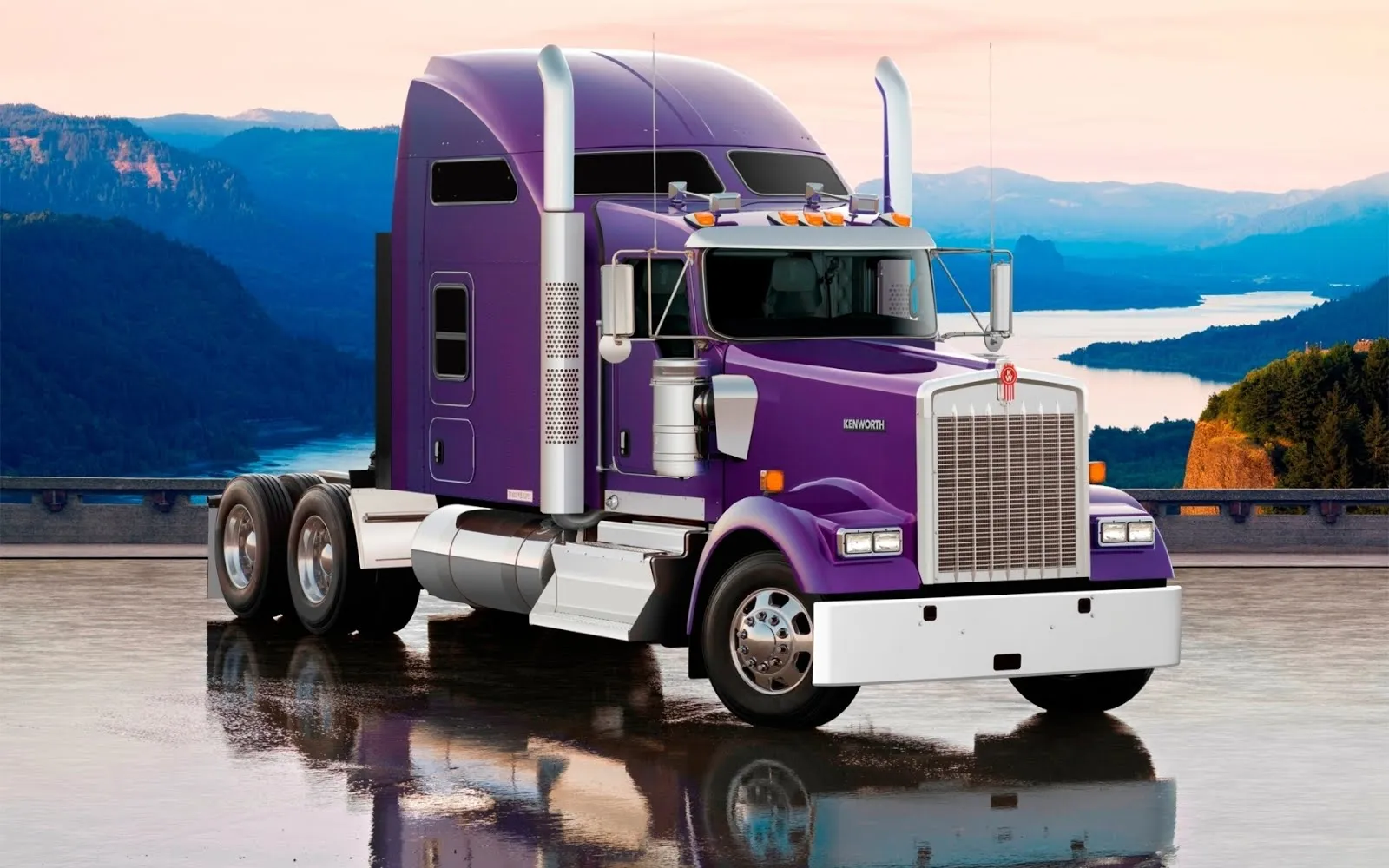 Trailer Kenworth W900l - Monstruos en la Carretera | Banco de Imagenes