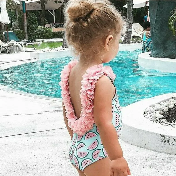 Traje de baño para bebé niña Traje de baño agradable para la piel Bikini 90  Sunnimix Traje de baño para niña pequeña | Bodega Aurrera en línea