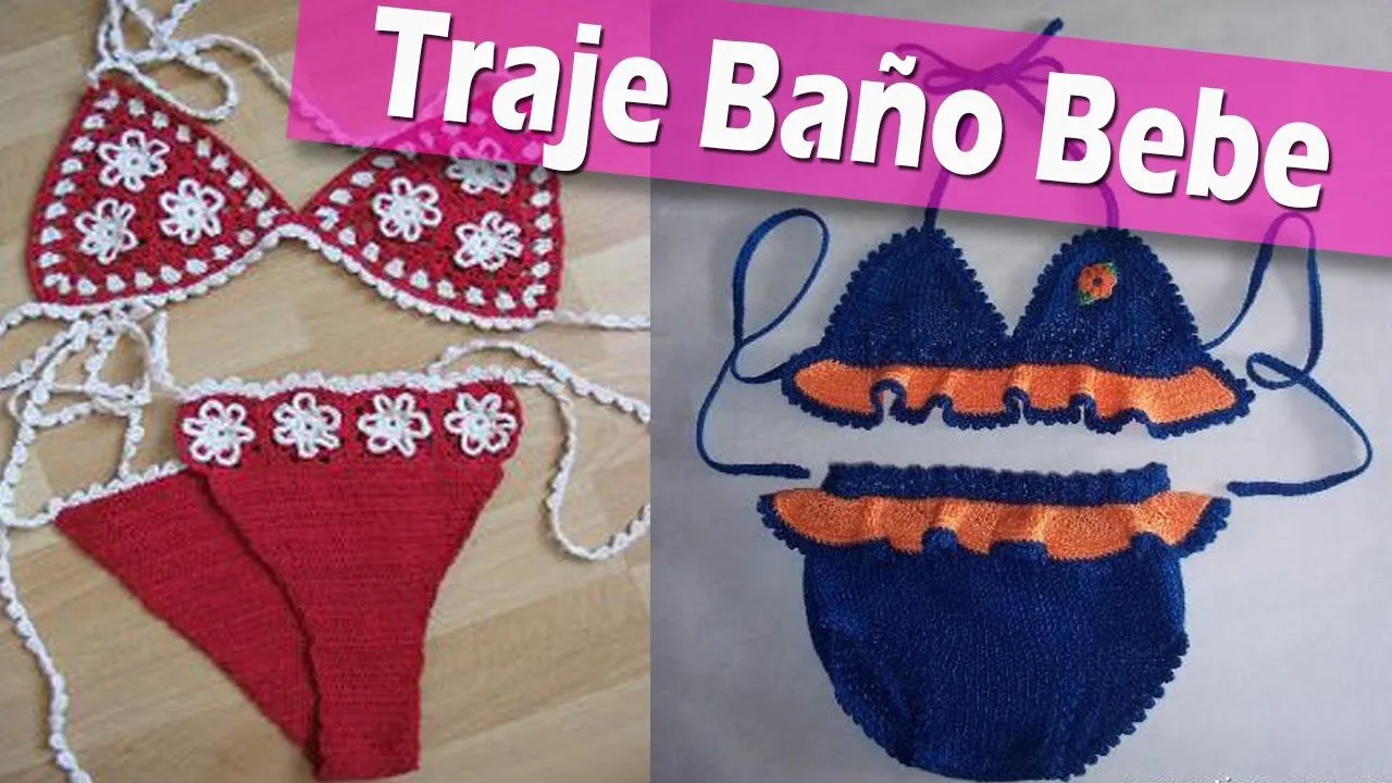 Traje de Baño Para Bebe - Tejidos a Crochet Ganchillo Imagenes ...