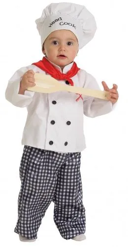 Traje de chef para niña - Imagui