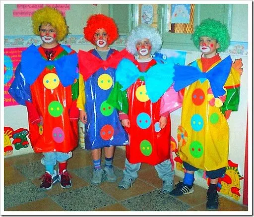 Traje de payaso casero - Imagui