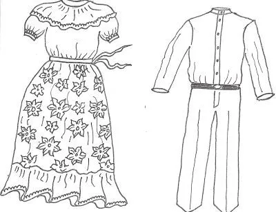 traje típico de guerrero Colouring Pages (page 2)