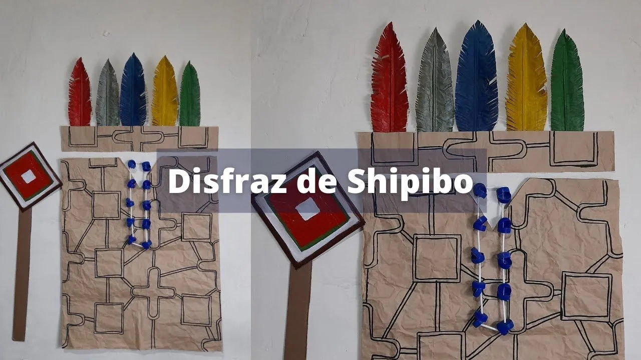 Como hacer un traje típico selva peruana Shipibo fácil y rápido♻