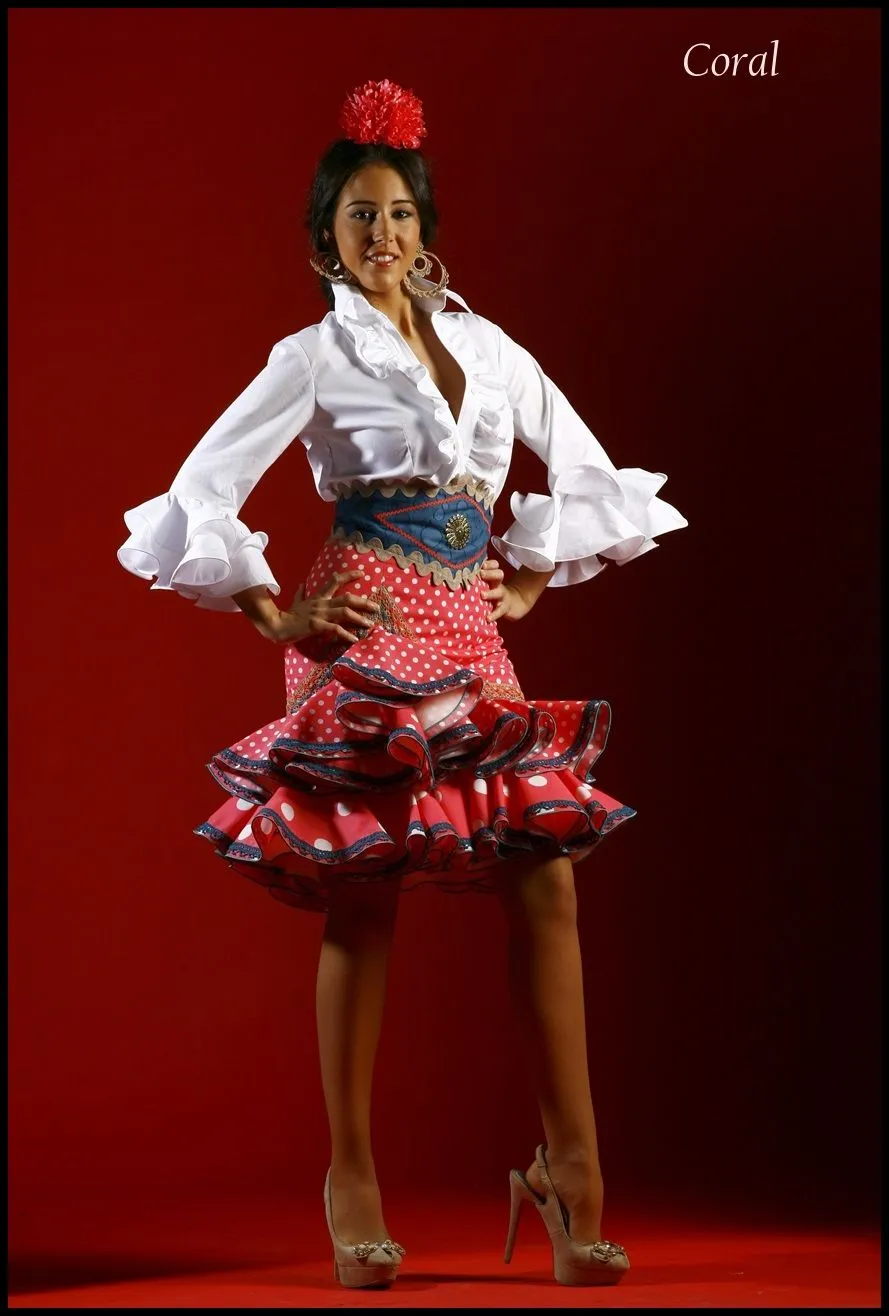 Trajes Gitana Rocio | Trajes de Flamenca Coral, Sevilla