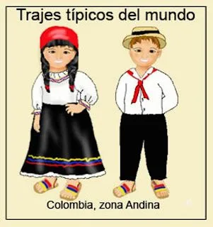 Trajes típicos de la región andina colombiana - Imagui