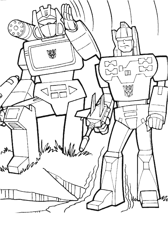 Dibujos para colorear de Transformers, Plantillas para colorear de ...