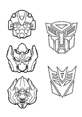 Transformers para dibujar pintar colorear imprimir recortar y ...