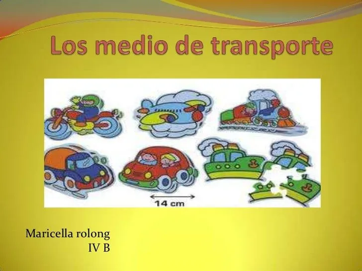 Los medio de transporte