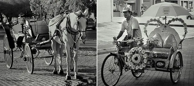 Transportes antiguos como atraccion turistica - Sevilla y Malacca ...