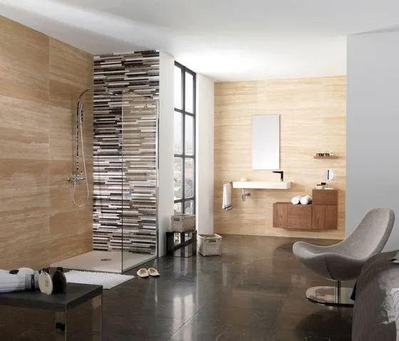 Travertinos | Porcelanosa | Travertino Cross Cut | Travertino ..