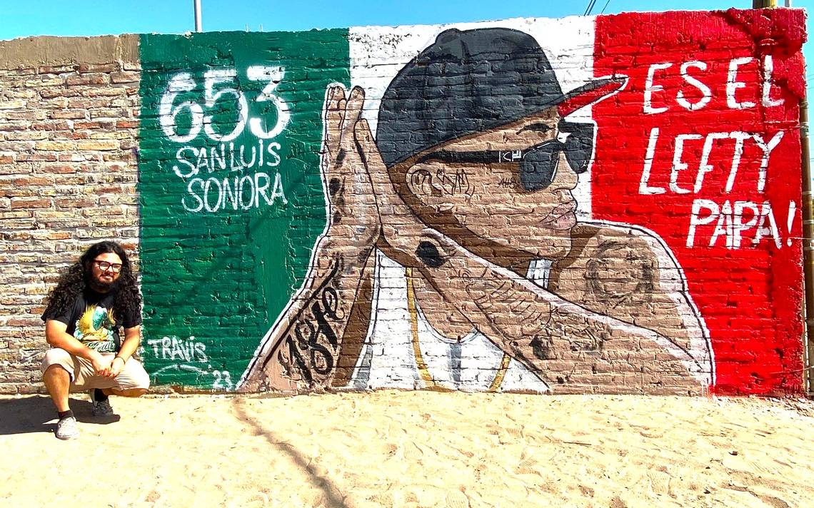 Travis Miranda honra la memoria del rapero Lefty SM a través de un mural  san luis rio colorado - Tribuna de San Luis | Noticias Locales, Policiacas,  sobre México, Sonora y el Mundo