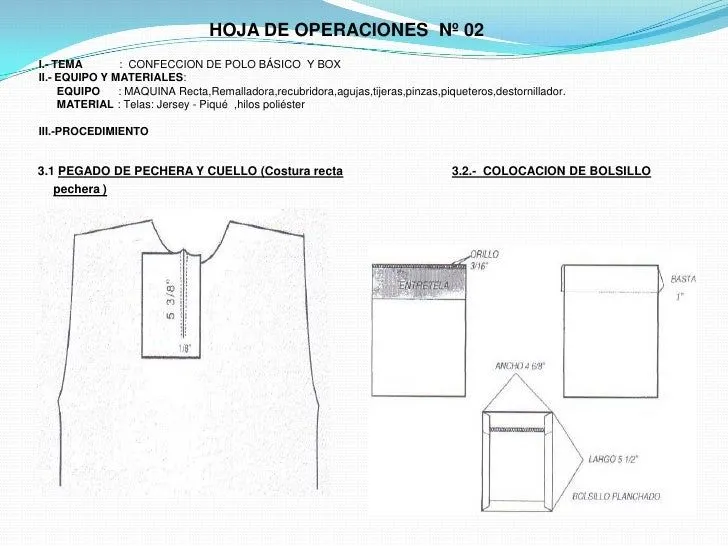Trazo de polo cuellobox